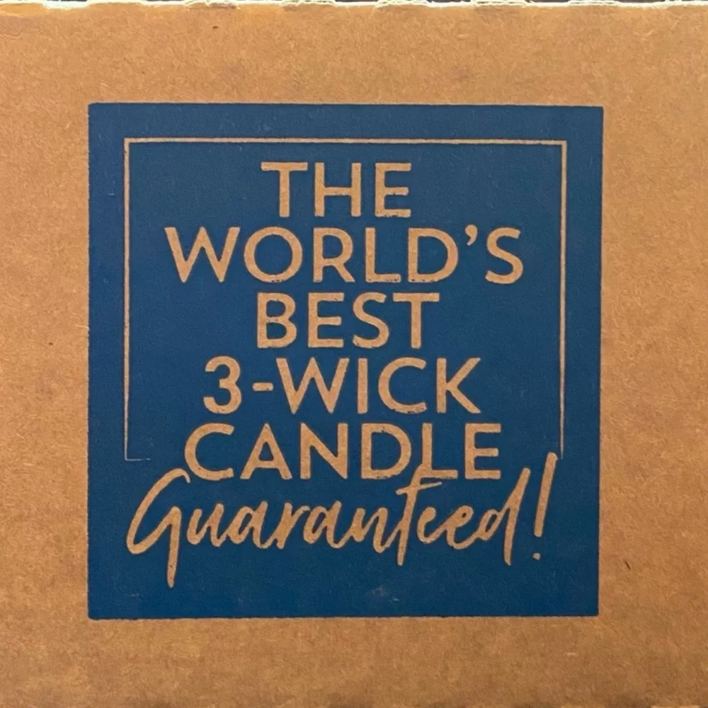 Bath & Body Works Journal Moments 3 Wick Candle With White Decorative Lid